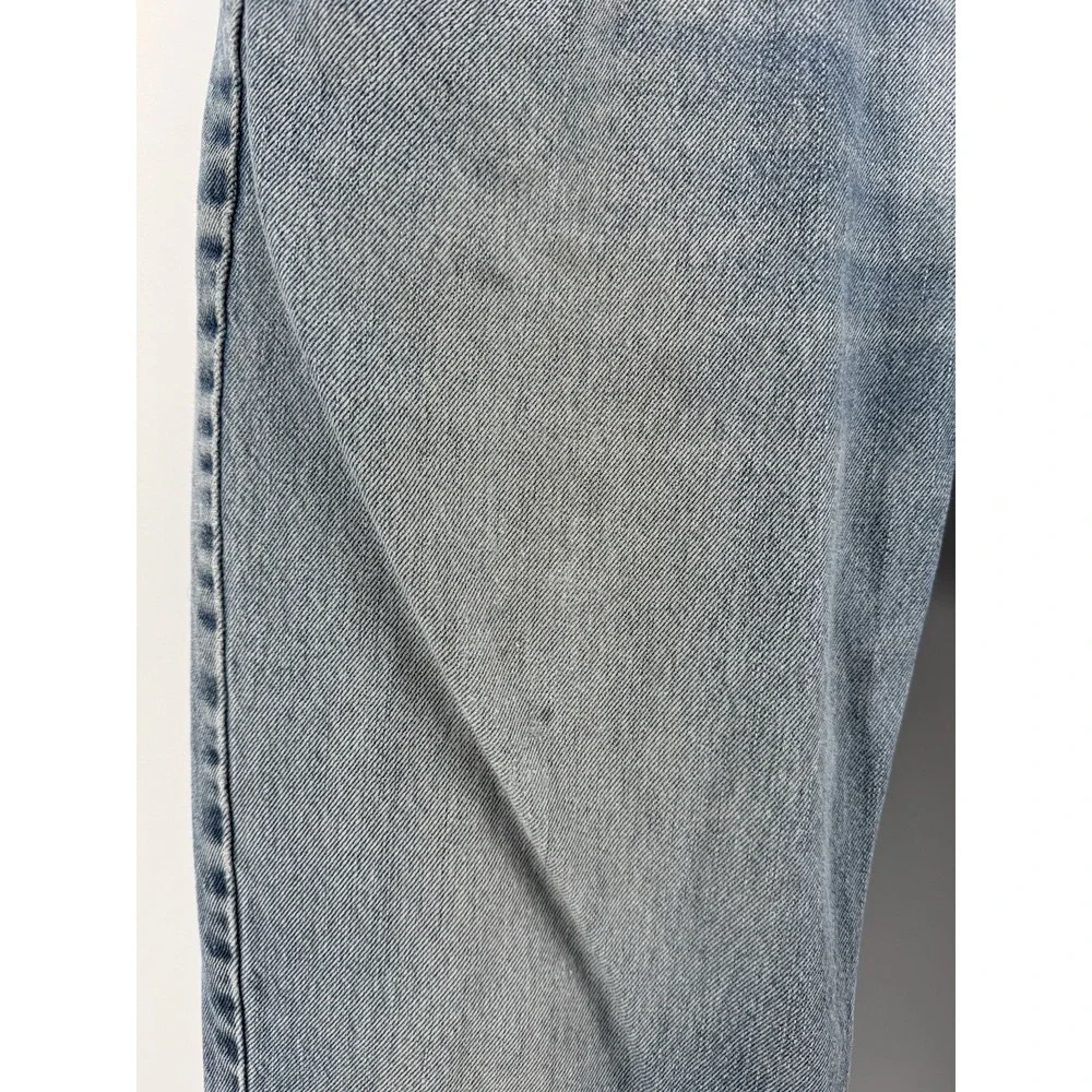 Levi's 550 Size 36x32 Blue Denim Jeans Relaxed Fit Straight Leg Red Tab